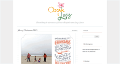 Desktop Screenshot of oscarandlucy.com